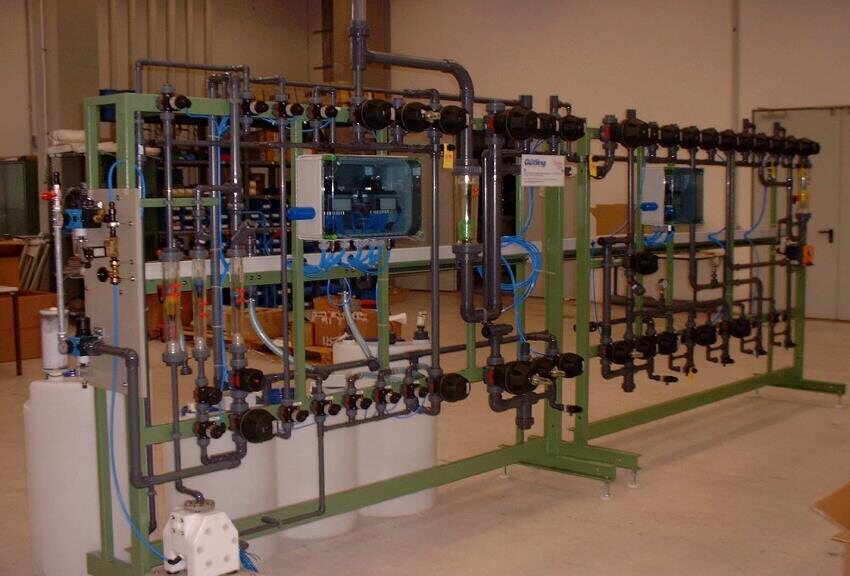 Process skid with pumps and piping