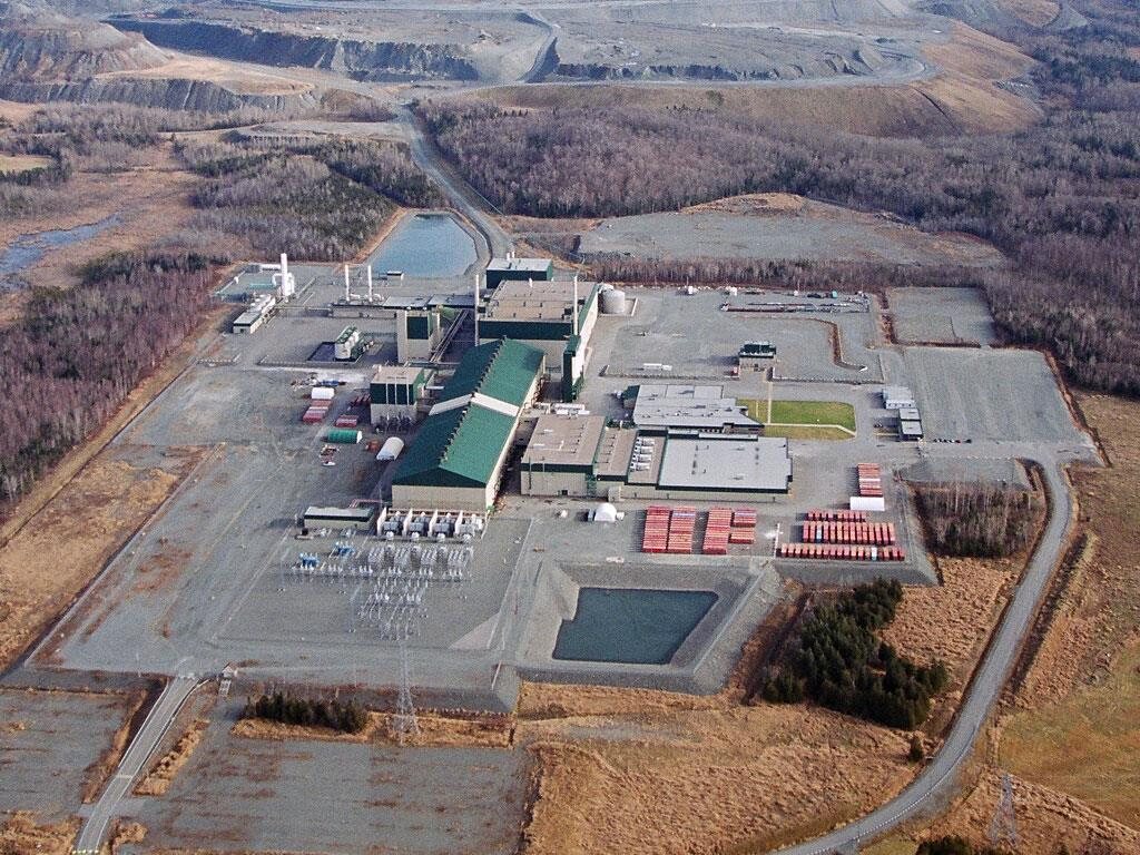 Aerial view of the Magnola magnesium plant